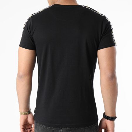Capslab - Tee Shirt A Bandes BUU2 Noir
