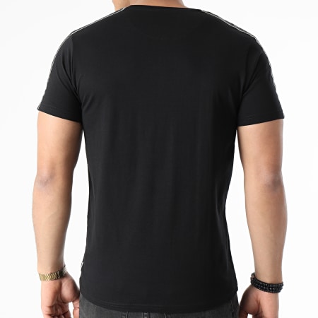 Capslab - Tee Shirt A Bandes TOD2 Noir