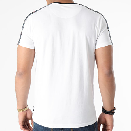 Capslab - Tee Shirt A Bandes KOJ1 Blanc