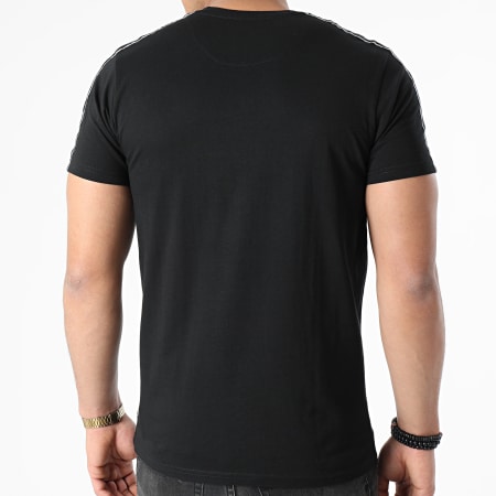 Capslab - Tee Shirt A Bandes TSU2 Noir