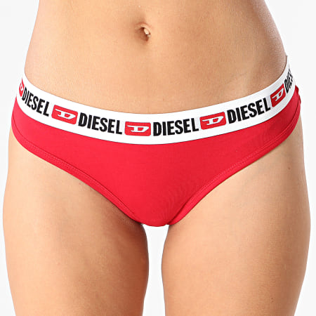 Diesel - Conjunto De 3 Tangas De Mujer Estrellas 00SE0K-0EAXL Blanco Negro Rojo