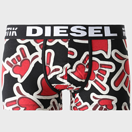 Diesel - Lot De 3 Boxers Damien 00ST3V-0SBAS Noir Rouge