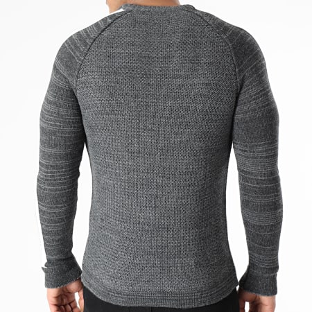 Ikao - Pull A Bandes F597 Gris Anthracite