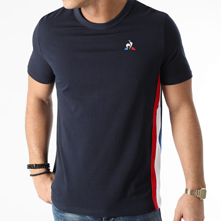 Le Coq Sportif - Tee Shirt Tricolore N2 2110342 Bleu Marine