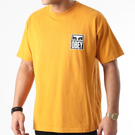 Obey - Tee Shirt Eyes Icon 2 Orange
