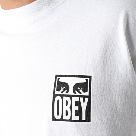 Obey - Tee Shirt Eyes Icon 2 Blanc