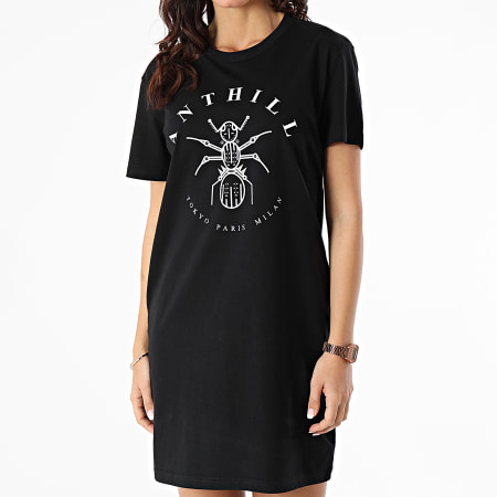 Anthill - Tee Shirt Robe Femme Logo Noir