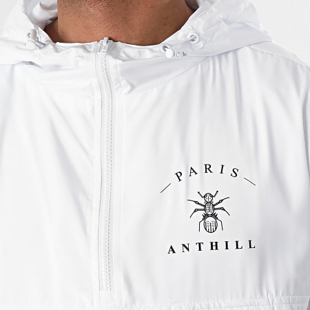 Anthill - Giacca a vento con logo bianco