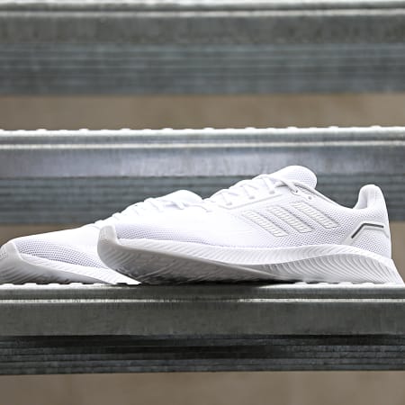 Adidas Performance - Baskets RunFalcon 2 FY9612 Cloud White Silver Metallic