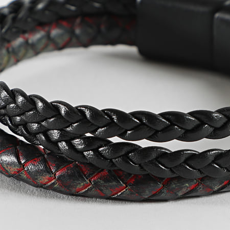 Black Needle - Bracelet BBN-310 Noir Rouge