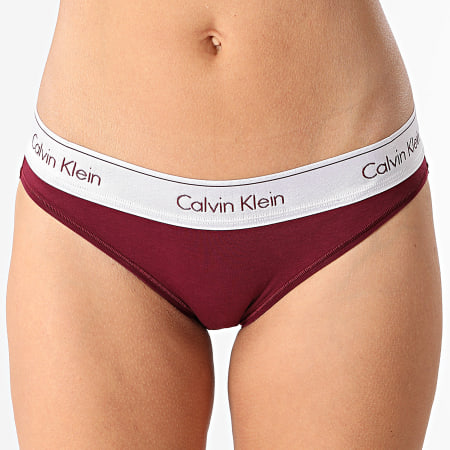 Calvin Klein - Culotte Femme QF6133E Bordeaux