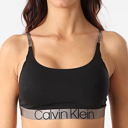Calvin Klein - Brassière Femme Unlined 6248E Noir Marron