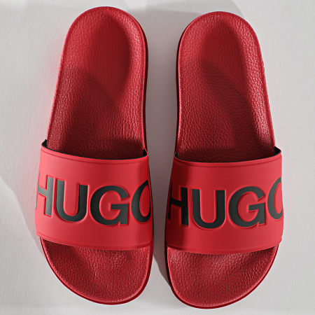 HUGO - Claquettes Match Slider 50421188 Rouge