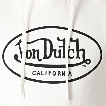 Von Dutch - Sweat Capuche Brand Blanc