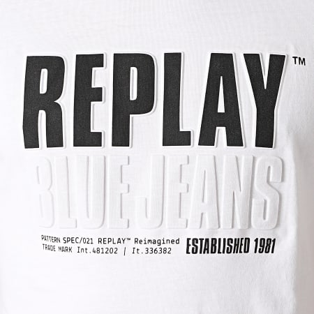 Replay - Tee Shirt M3413 Blanc