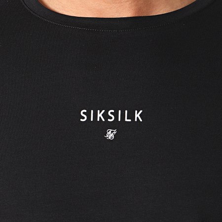 SikSilk - Tee Shirt Imperial Raglan Gym  SS-17480 Noir