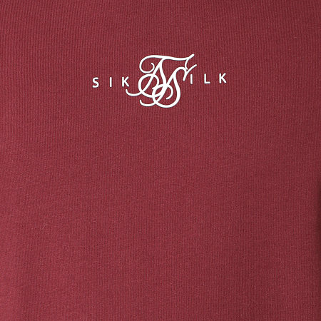 SikSilk - Tee Shirt Basic Core SS-18083 Bordeaux