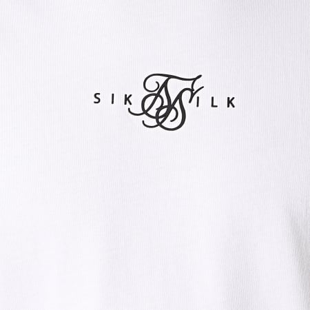SikSilk - Tee Shirt Basic Core SS-18081 Blanc
