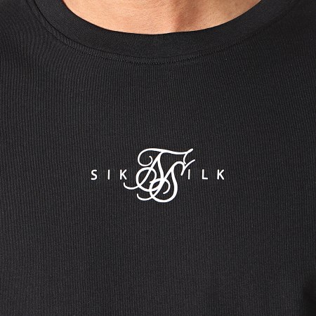 SikSilk - Tee Shirt Basic Core SS-18080 Noir