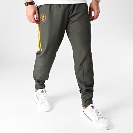adidas - Pantalon Jogging Manchester United Presentation FR3679 Vert Kaki