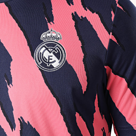 Adidas Performance - Tee Shirt De Sport Real Madrid FQ7902 Bleu Marine Rose