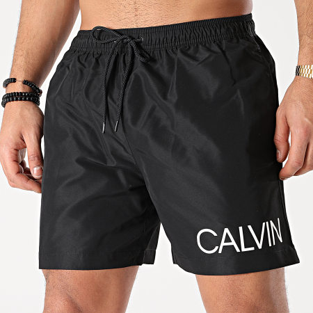 Calvin Klein - Short De Bain Medium Drawstring 0303 Noir