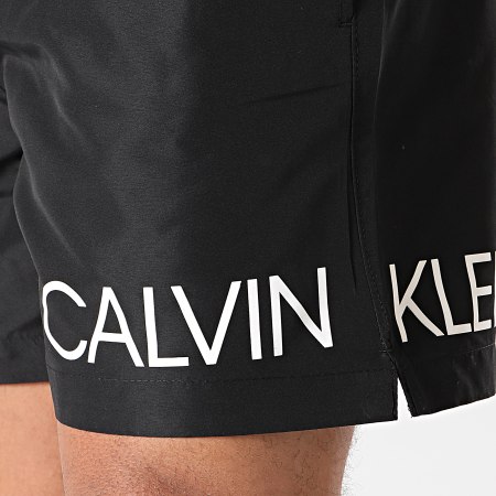 Calvin Klein - Short De Bain Medium Drawstring 0303 Noir