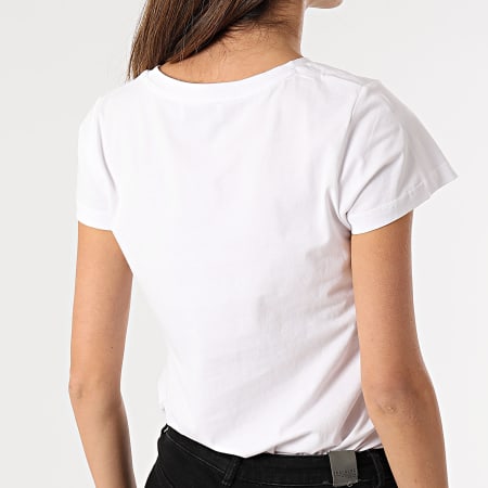 Le Temps Des Cerises - Tee Shirt Femme Tessa Blanc Argenté