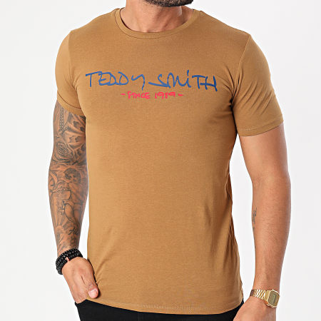 Teddy Smith - Tee Shirt Ticlass Basic Marron