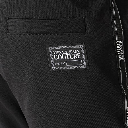 Versace Jeans Couture - Pantalon Jogging Print Logo Baroque Noir Renaissance