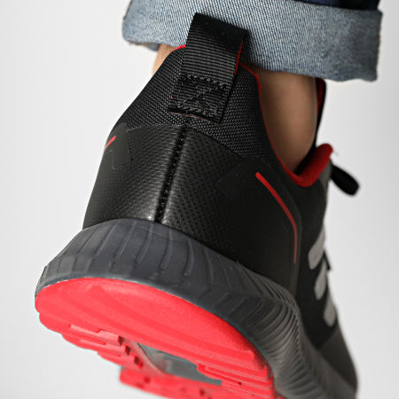 Adidas Sportswear - Baskets RunFalcon 2 TR FZ3577 Core Black Siver Metallic Grey Six
