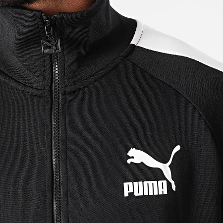 Puma - Veste Zippée A Bandes Iconic T7 530094 Noir