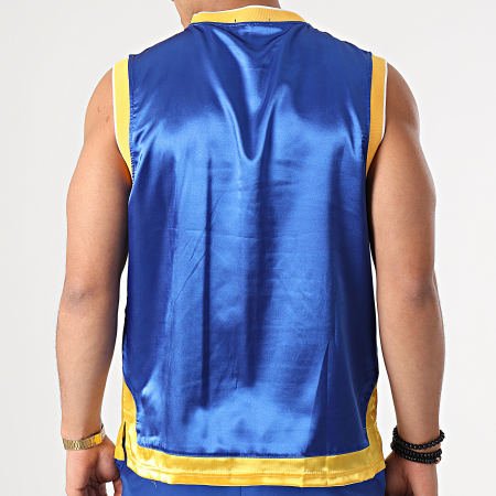 Classic Series - Chándal Conjunto Jersey Shorts XP024 Azul Amarillo Oro