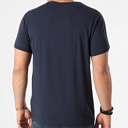 Emporio Armani - Tee Shirt A Bandes 111890-1P717 Bleu Marine