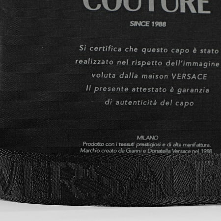 Versace Jeans Couture - Sacoche Linea Warranty Label E1YWAB27 Réfléchissant Noir