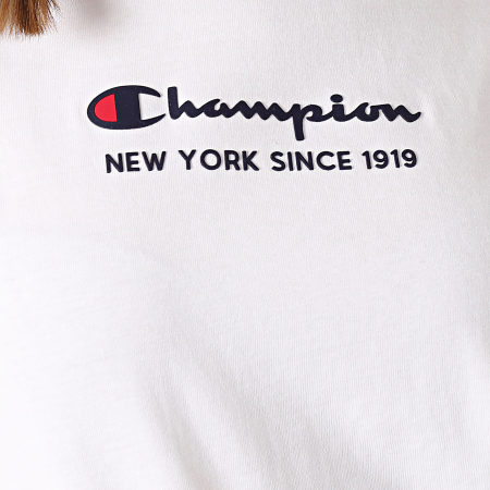Champion - Tee Shirt Femme 113278 Blanc