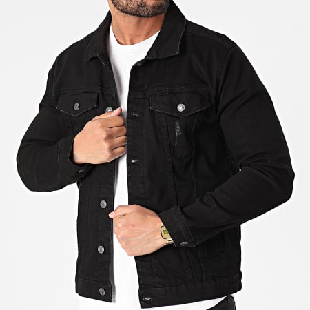 Classic Series Veste Jean Kash Destroy Noir LaBoutiqueOfficielle