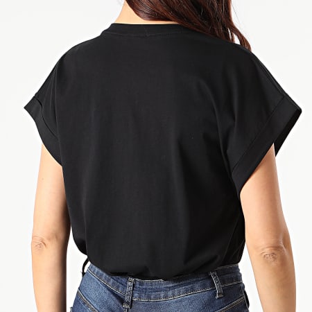 Emporio Armani - Camiseta Mujer 262633-1P340 Negro Plata