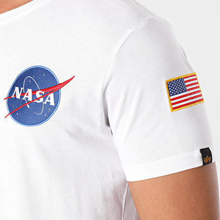 Alpha Industries - Tee Shirt Space Shuttle 176507 Blanc