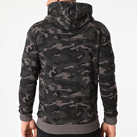 Ikao - Sweat Capuche LL226 Gris Anthracite Camouflage