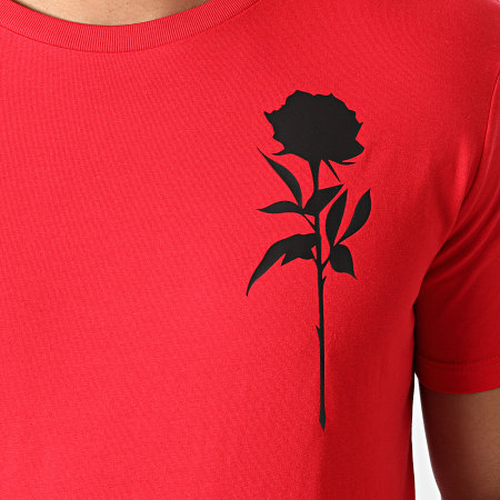 Roses - Tee Shirt Chest Rouge