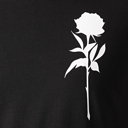 Luxury Lovers - Camiseta Pecho Negro Blanco