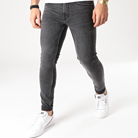 Only And Sons - Jean Skinny Warp Gris Anthracite