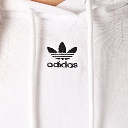 Adidas Originals - Sweat Capuche Femme H45581 Blanc
