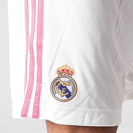 Adidas Sportswear - Short Jogging A Bandes Real Madrid FM4733 Blanc