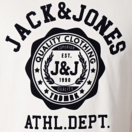 Jack And Jones - Tee Shirt Flock Ecru