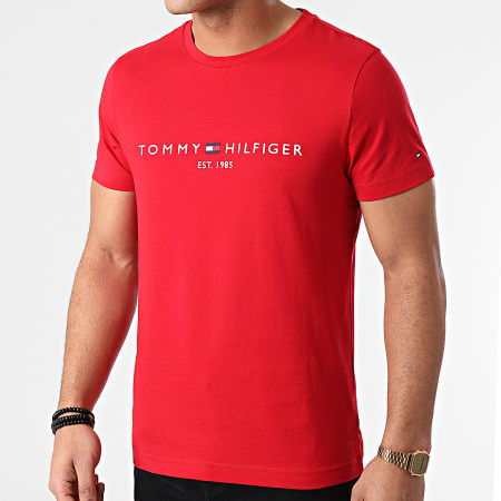 Tommy Hilfiger - 1797 Logo Tee Shirt Rosso