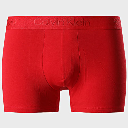 Calvin Klein - Lot De 2 Boxers NB2610A Rouge Gris