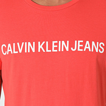 Calvin Klein - Tee Shirt Institutional Logo 7856 Saumon
