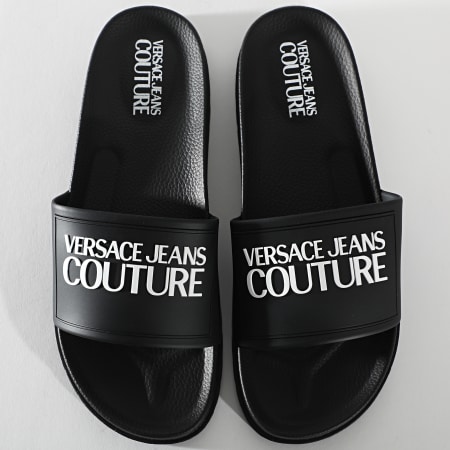 Versace Jeans Couture - Claquettes Linea Fondo Slide E0YWASQ2 Noir